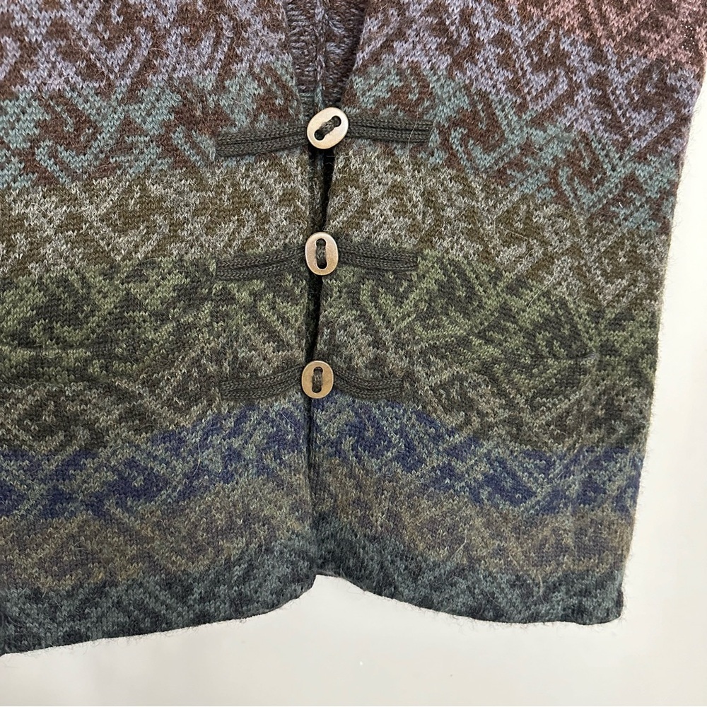 Peruvian Connection Alpaca Colorful Striped Sleeveless Vest - Picture 4 of 9